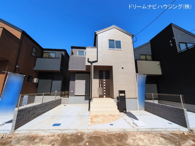 東京都江戸川区江戸川５丁目の新築戸建て外構写真 2026年3月4日撮影