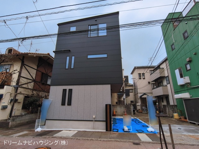 千葉県市川市福栄1丁目の新築戸建て完成写真 2026年3月9日撮影