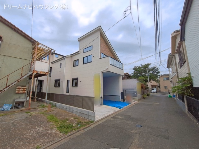 千葉県市川市大洲1丁目の新築戸建て完成写真 2026年6月9日撮影