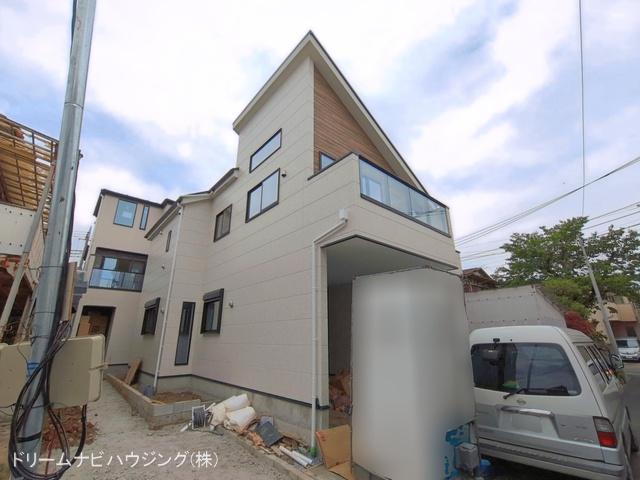 千葉県市川市大洲１丁目の新築戸建て外構写真 2026年5月7日撮影