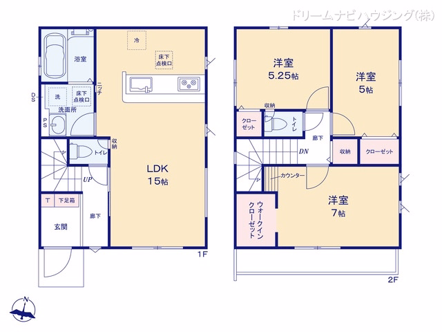 市川市宮久保1丁目（戸建）02 間取図