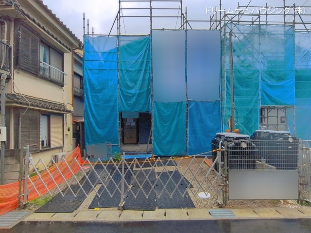 千葉県市川市曽谷4丁目の新築戸建てシート写真 2026年5月20日撮影
