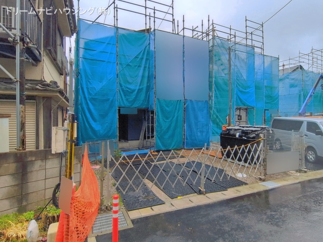 千葉県市川市曽谷4丁目の新築戸建てシート写真 2026年5月20日撮影