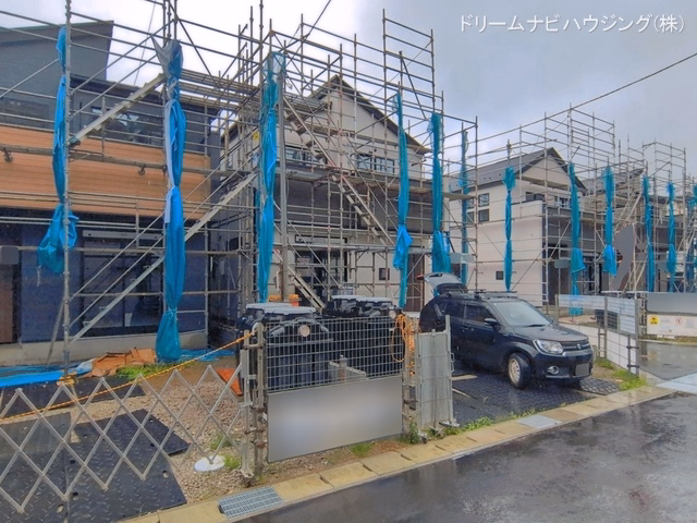 千葉県市川市曽谷4丁目の新築戸建てシート写真 2026年6月17日撮影