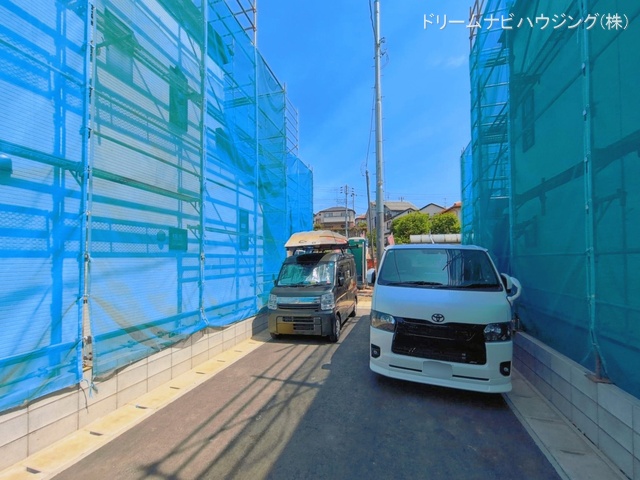 千葉県市川市曽谷４丁目の新築戸建てシート写真 2026年5月19日撮影