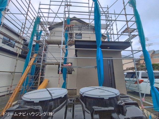 千葉県市川市曽谷４丁目の新築戸建てシート写真 2026年6月17日撮影