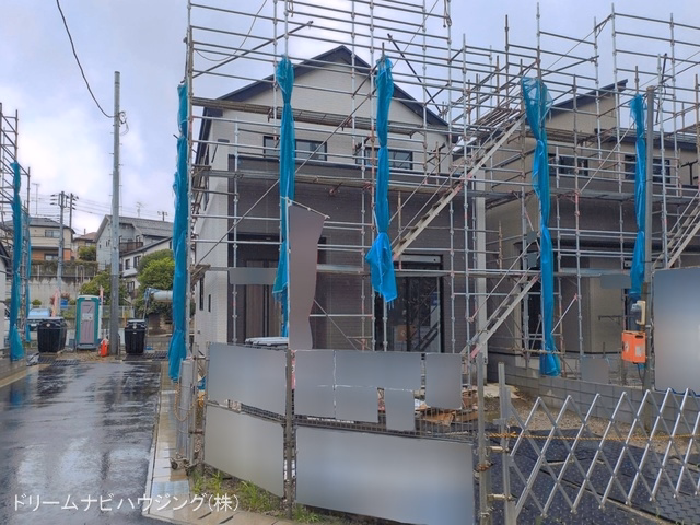 千葉県市川市曽谷４丁目の新築戸建てシート写真 2026年6月17日撮影