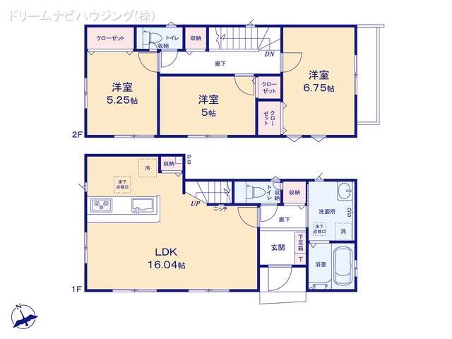 新築戸建て 市川市曽谷16期7棟 7号棟 間取図