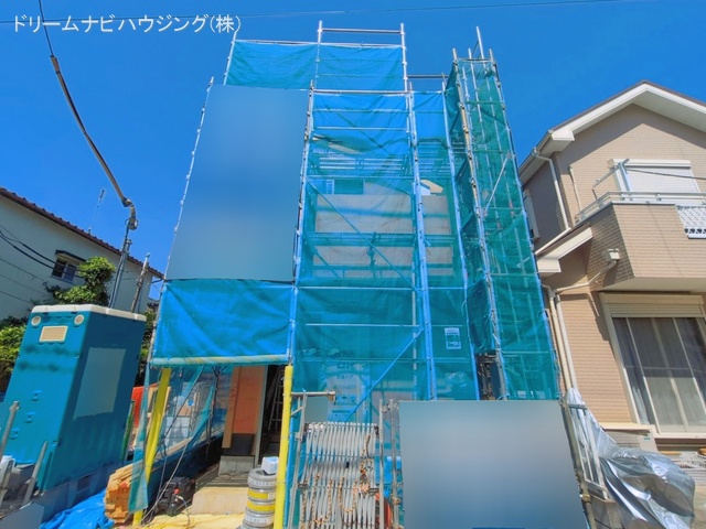 千葉県市川市稲越１丁目の新築戸建て上棟写真 2026年5月18日撮影