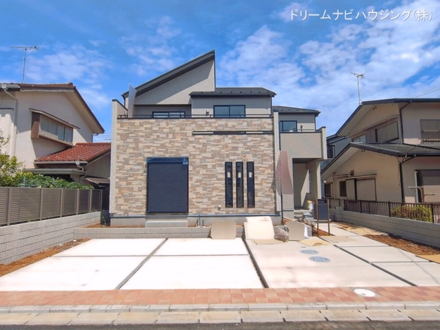 千葉県市川市中国分5丁目の新築戸建て外構写真 2026年6月21日撮影