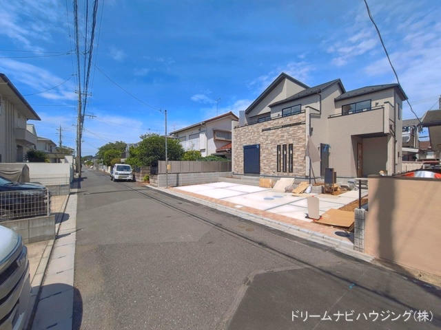 千葉県市川市中国分5丁目の新築戸建て外構写真 2026年6月21日撮影