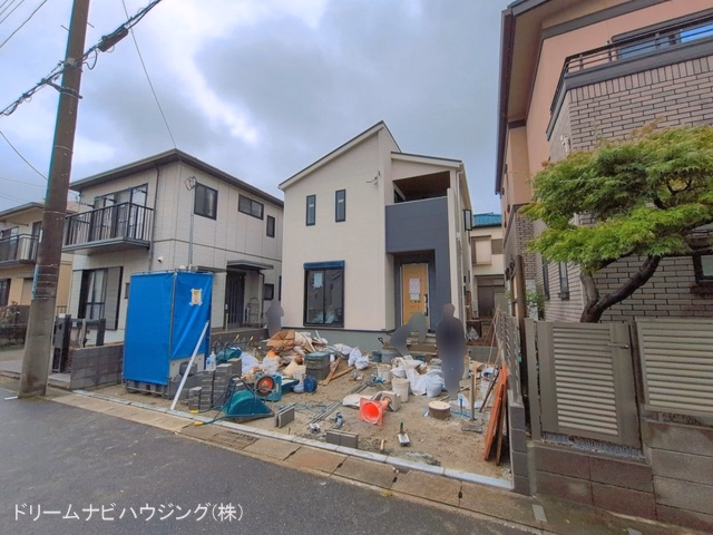 千葉県市川市宮久保２丁目の新築戸建て外構写真 2026年6月28日撮影