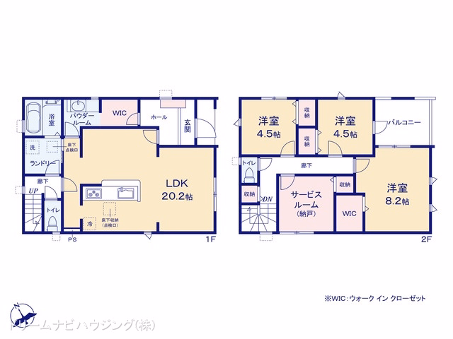 新築戸建て 宮久保2丁目 1号棟 間取図