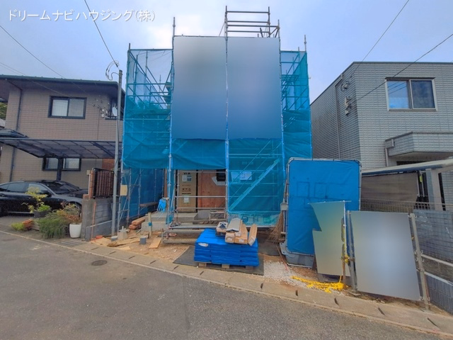 千葉県市川市北国分3丁目の新築戸建て上棟写真 2026年6月1日撮影