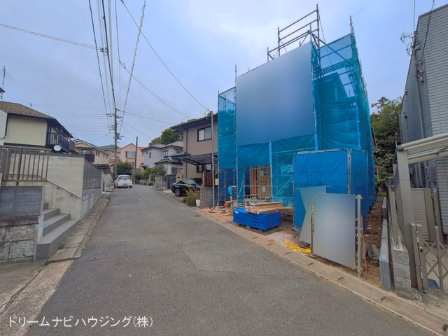 千葉県市川市北国分3丁目の新築戸建て上棟写真 2026年6月1日撮影