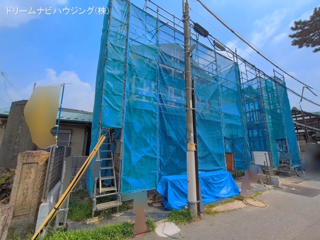 新築戸建て 市川市菅野2丁目 1号棟 上棟