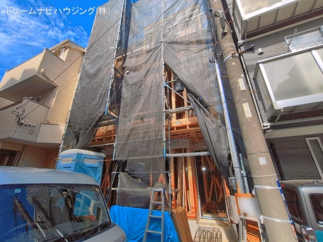 新築戸建て 市川市鬼高三丁目【第二期】 上棟