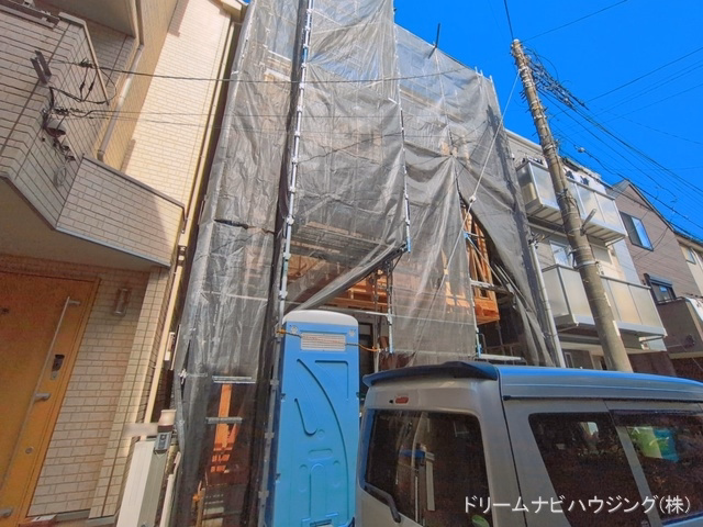 新築戸建て 市川市鬼高三丁目【第二期】 上棟