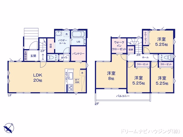 市川市中国分5丁目(戸建)01 間取図