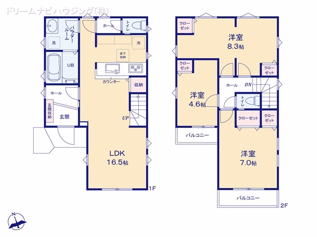 市川市宮久保2丁目(戸建)01 間取図