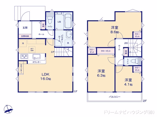市川市宮久保2丁目（戸建）02 間取図