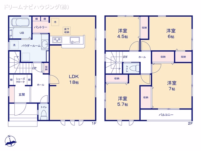 市川市柏井町2丁目(戸建)01 間取図
