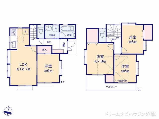 市川市国府台三丁目 間取図