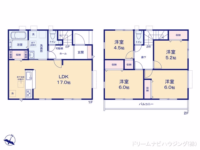 市川市菅野4丁目（戸建）01 間取図