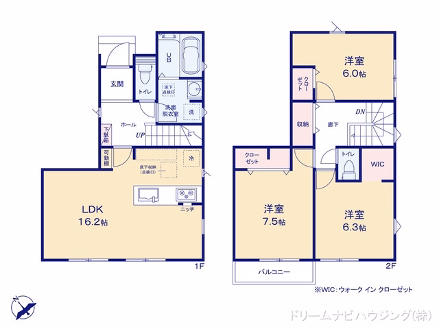 市川市下貝塚3丁目(戸建)02 間取図
