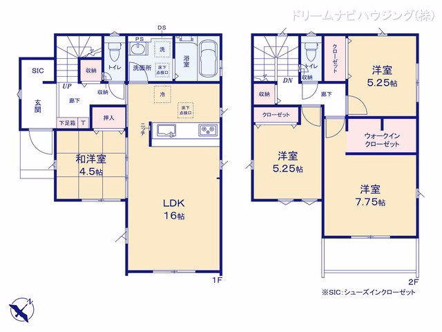 市川市国分4丁目(戸建)01 間取図