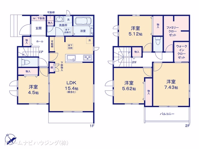 市川市国分3丁目（戸建）A 間取図