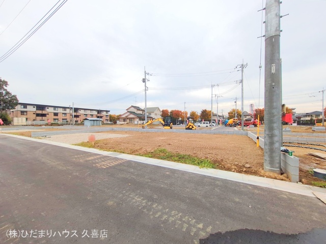埼玉県久喜市西の土地更地・土地写真 2025年11月12日撮影