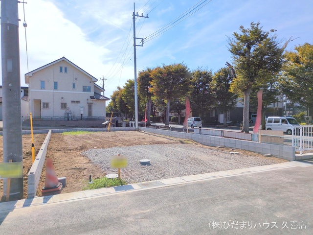 埼玉県久喜市西の土地更地・土地写真 2025年10月7日撮影