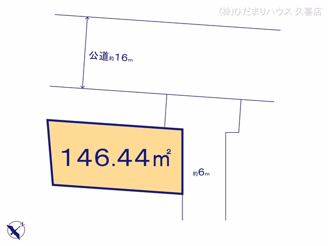 土地 久喜市西(全28区画) 21区画 区画図