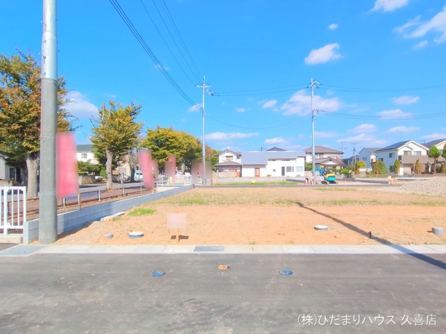 埼玉県久喜市西の土地更地・土地写真 2025年10月9日撮影