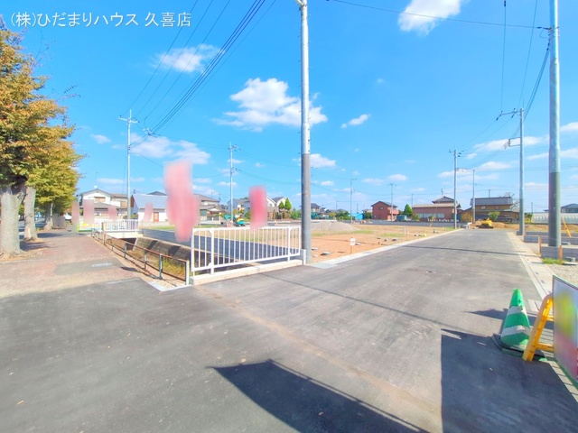 埼玉県久喜市西の土地更地・土地写真 2025年10月9日撮影