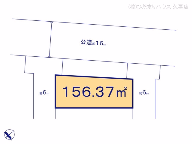 土地 久喜市西(全28区画) 22区画 区画図