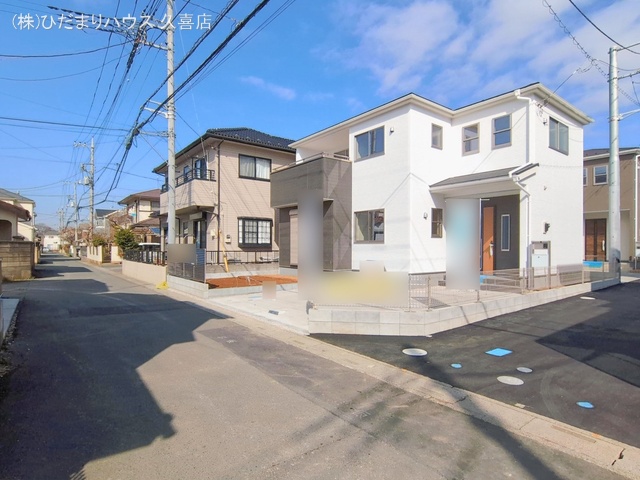 埼玉県南埼玉郡宮代町川端2丁目の新築戸建て完成写真 2026年2月17日撮影