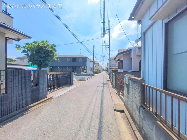 埼玉県久喜市久喜東１丁目の土地更地・土地写真 2025年9月7日撮影