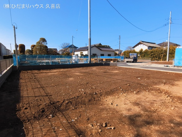 埼玉県久喜市吉羽の土地更地・土地写真 2026年3月4日撮影