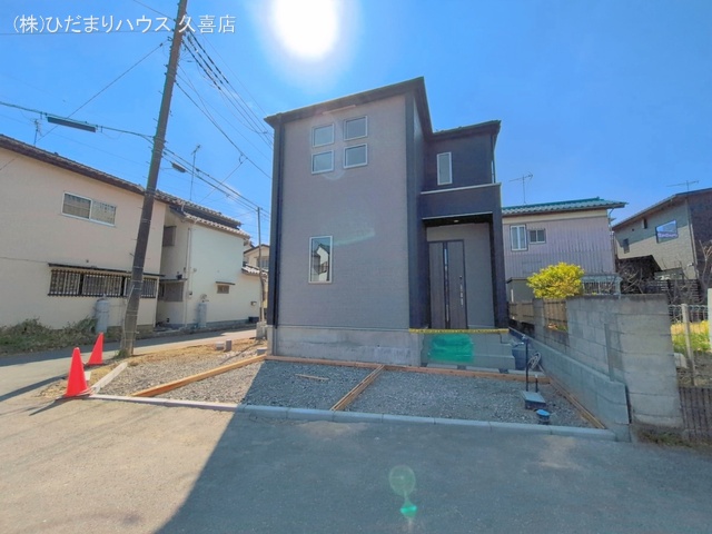 埼玉県南埼玉郡宮代町字川端の新築戸建て外構写真 2026年3月23日撮影