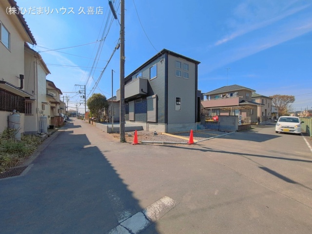 埼玉県南埼玉郡宮代町字川端の新築戸建て外構写真 2026年3月23日撮影