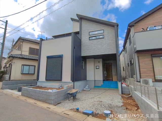 埼玉県蓮田市馬込２丁目の新築戸建て外構写真 2026年3月26日撮影