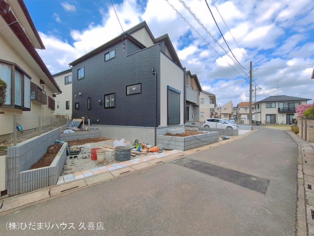 埼玉県蓮田市馬込２丁目の新築戸建て外構写真 2026年3月26日撮影