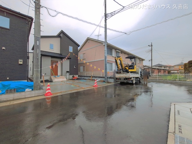 埼玉県久喜市菖蒲町　菖蒲の新築戸建て外構写真 2026年3月24日撮影