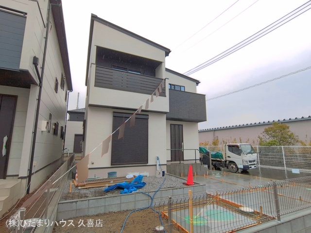 埼玉県久喜市菖蒲町　菖蒲の新築戸建て外構写真 2026年3月24日撮影