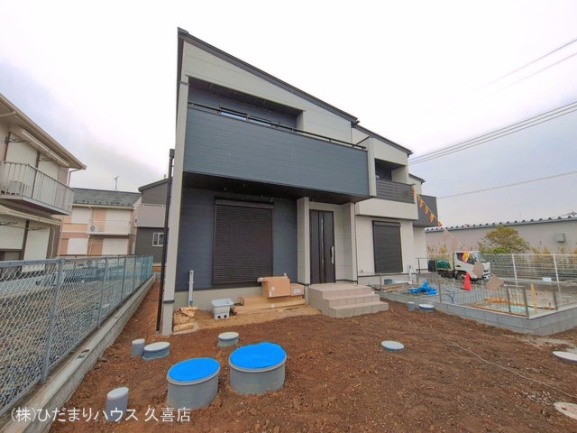 埼玉県久喜市菖蒲町　菖蒲の新築戸建て外構写真 2026年3月24日撮影