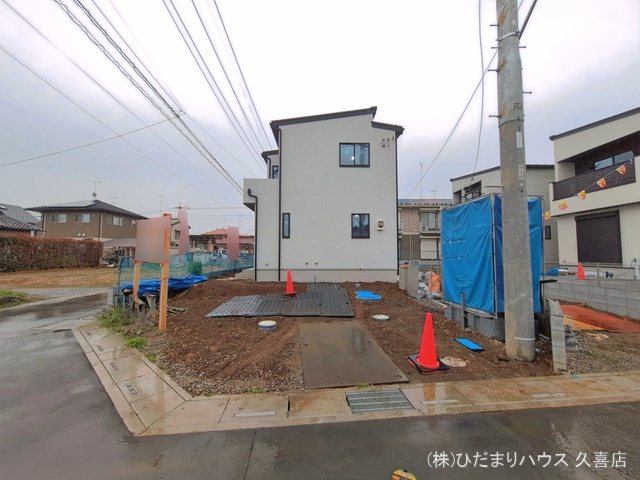 埼玉県久喜市菖蒲町　菖蒲の新築戸建て外構写真 2026年3月24日撮影