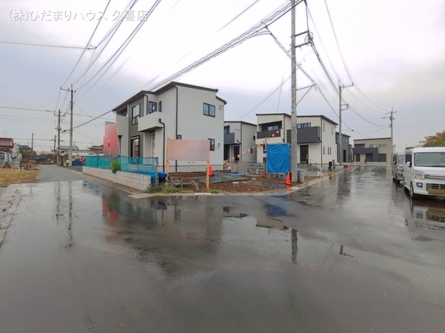 埼玉県久喜市菖蒲町　菖蒲の新築戸建て外構写真 2026年3月24日撮影