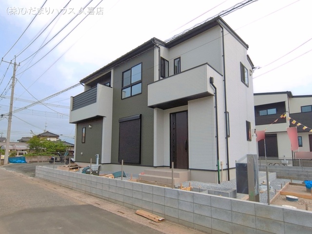 埼玉県久喜市菖蒲町　菖蒲の新築戸建て外構写真 2026年5月7日撮影